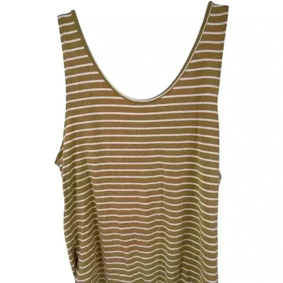 American Eagle Women's Striped yellow/gold and white Bodysuit Multicolor Size M - Picture 3 of 8